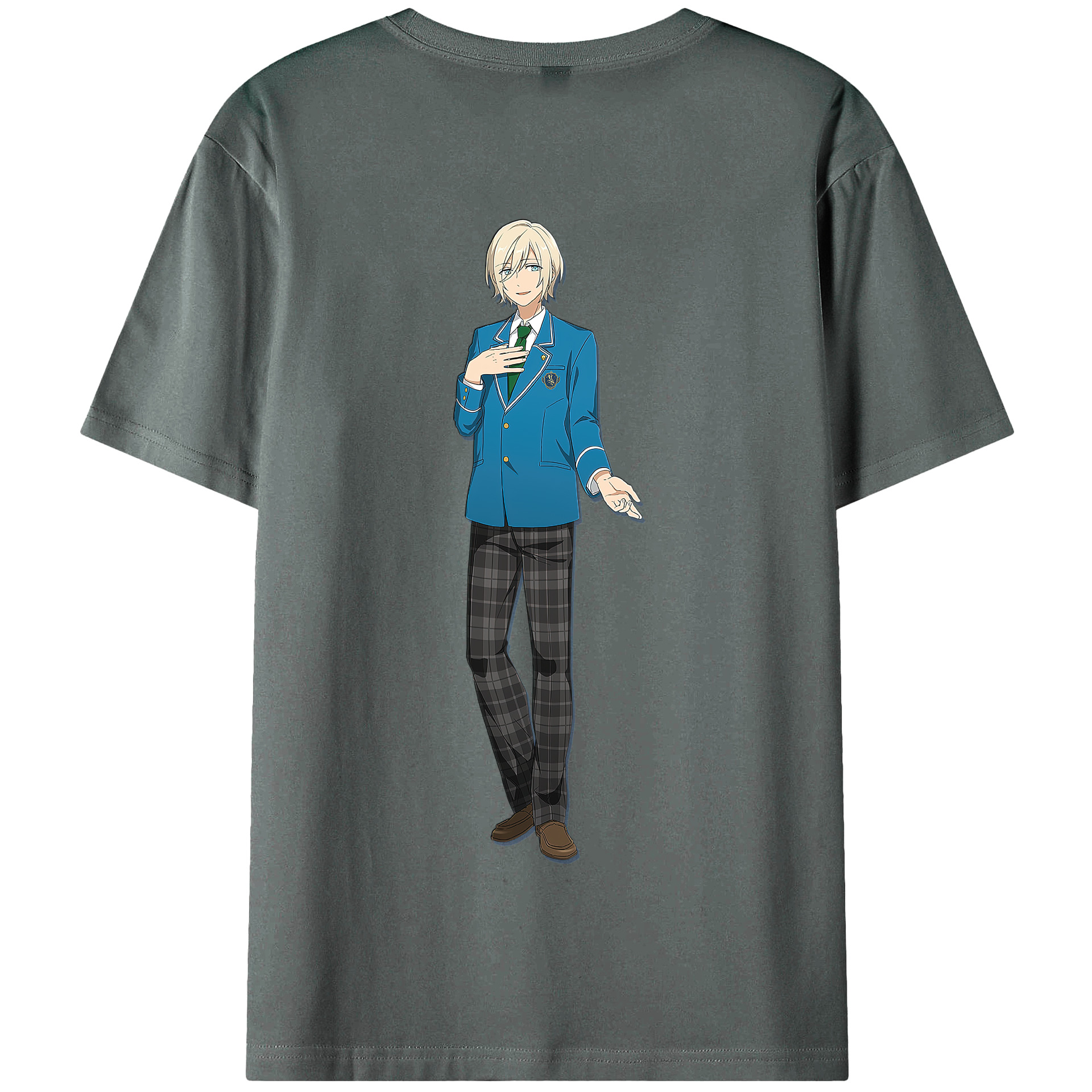 （画像用） あんさんぶるスターズ! Ensemble Stars 綿100％半袖Tシャツ（背面プリント）